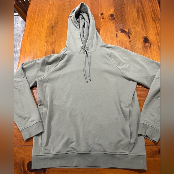 Lululemon Men's Green/Grey City Sweat Pullover Hoodie Size Large - Picture 1 of 5